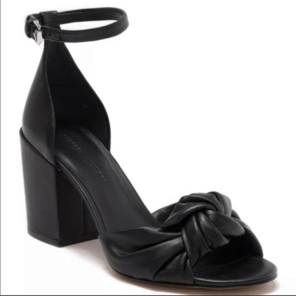 SOLD! NIB Rebecca Minkoff Ankle Strap Bock Heel Sandals - Size 7.5